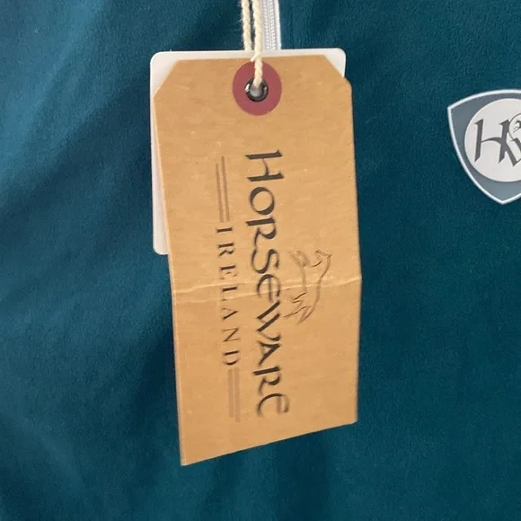 Horseware Ireland Fiona Half Zip Fleece Storm Green Women’s Size Large - Picture 4 of 16